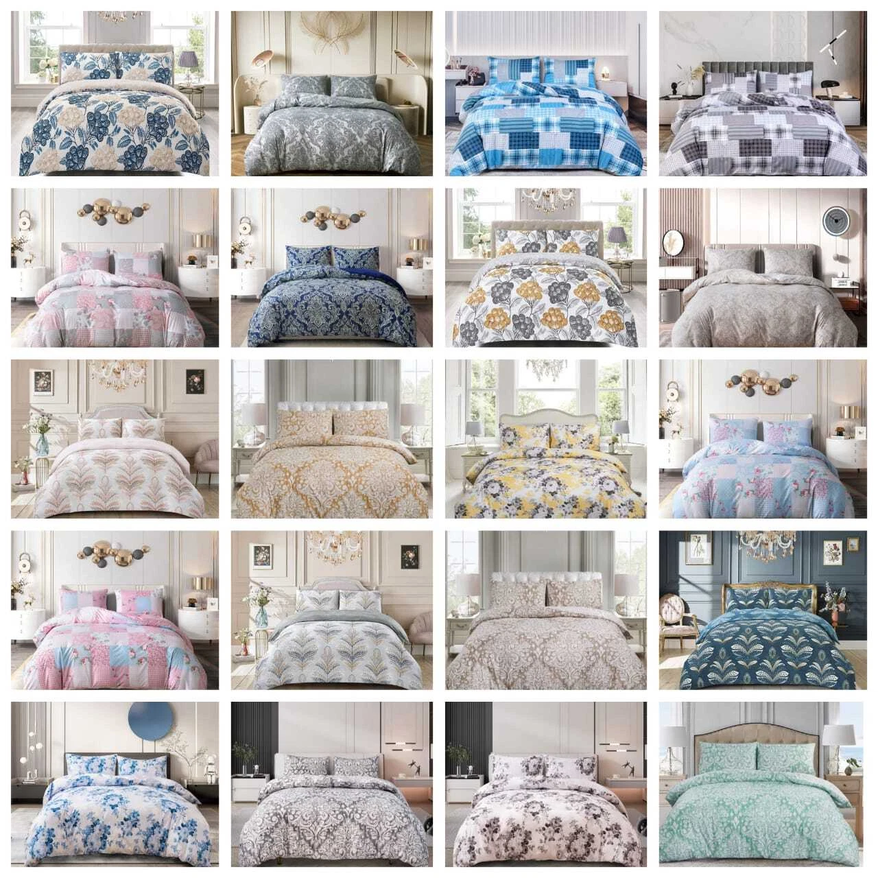 Printed Duvet Cover Bedding Set Quilt Cover Pillow